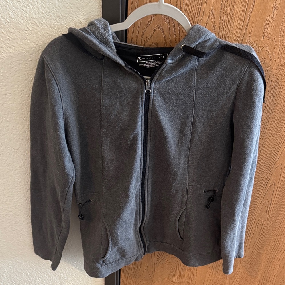 Tek Gear Gray Hoodie Sweatshirt